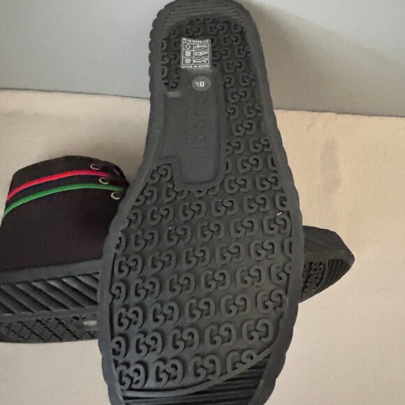 NWT GUCCI authentic Men\'s Interlocking G high-top sneaker size 8.5 main image 9